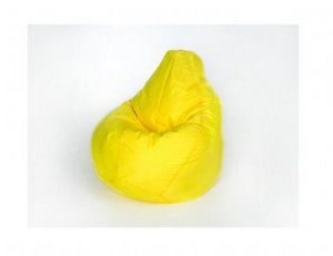 Кресло-мешок Груша большое желтое в Белоярском (ХМАО) - beloiarskii.ok-mebel.com | фото 1