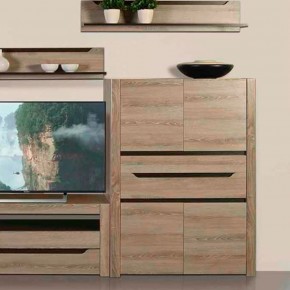 АФИНА А16а Шкаф МЦН Ясень Таормина в Белоярском (ХМАО) - beloiarskii.ok-mebel.com | фото 3