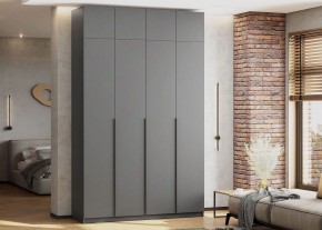 Антресоль 1600 «ШК-5» Графит серый в Белоярском (ХМАО) - beloiarskii.ok-mebel.com | фото 4