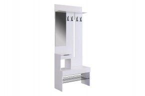 БАСКО Прихожая К11 (белое дерево) в Белоярском (ХМАО) - beloiarskii.ok-mebel.com | фото 2