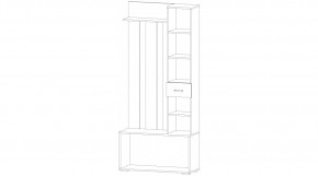 БЕРТА Прихожая (анкор светлый) в Белоярском (ХМАО) - beloiarskii.ok-mebel.com | фото 2