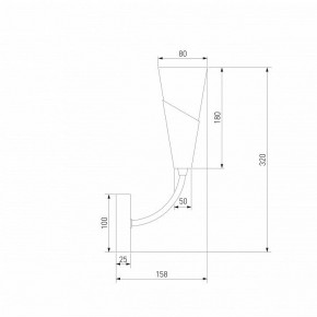 Бра Eurosvet Rhyton 60167/1 латунь в Белоярском (ХМАО) - beloiarskii.ok-mebel.com | фото 5