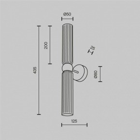 Бра Maytoni Antic MOD302WL-02GR1 в Белоярском (ХМАО) - beloiarskii.ok-mebel.com | фото 4