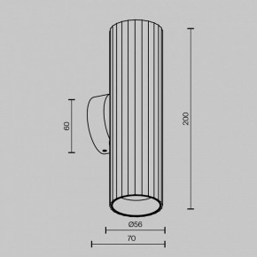 Бра Maytoni Calipso C106WL-02-GU10-B в Белоярском (ХМАО) - beloiarskii.ok-mebel.com | фото 6