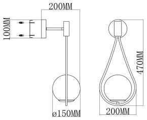 Бра Moderli Barocco V11574-1W в Белоярском (ХМАО) - beloiarskii.ok-mebel.com | фото 8