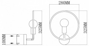 Бра Moderli Sachara V11582-1W в Белоярском (ХМАО) - beloiarskii.ok-mebel.com | фото 2