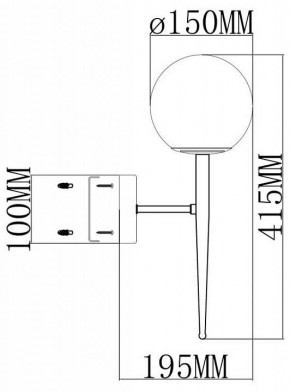 Бра Moderli Scrumbel V11562-1W в Белоярском (ХМАО) - beloiarskii.ok-mebel.com | фото 6