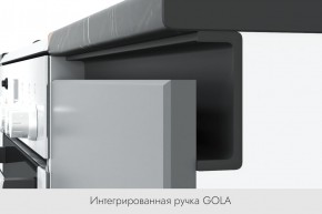 БЬЯНКА Кухонный гарнитур 1,6 белый/лиственница охотская/смоки софт в Белоярском (ХМАО) - beloiarskii.ok-mebel.com | фото 3