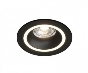 DK2060-BK Встраиваемый светильник IP 20, до 15 Вт, GU10, LED, черный, алюминий в Белоярском (ХМАО) - beloiarskii.ok-mebel.com | фото