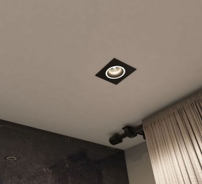 DK2061-BK Встраиваемый светильник IP 20, до 15 Вт, GU10, LED, черный, алюминий в Белоярском (ХМАО) - beloiarskii.ok-mebel.com | фото 4