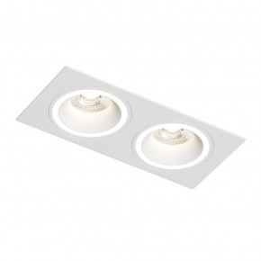 DK2062-WH Встраиваемый светильник, IP 20, до 15 Вт, GU10, LED, белый, алюминий в Белоярском (ХМАО) - beloiarskii.ok-mebel.com | фото