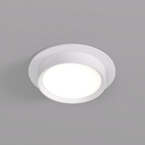 DK2090-WH Встраиваемый светильник FLAT, IP 20, до 15 Вт, GX53, LED, белый, алюминий в Белоярском (ХМАО) - beloiarskii.ok-mebel.com | фото