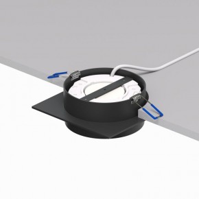 DK2091-BK Встраиваемый светильник FLAT, IP 20, до 15 Вт, GX53, LED, черный, алюминий в Белоярском (ХМАО) - beloiarskii.ok-mebel.com | фото 4