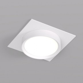 DK2091-WH Встраиваемый светильник FLAT, IP 20, до 15 Вт, GX53, LED, белый, алюминий в Белоярском (ХМАО) - beloiarskii.ok-mebel.com | фото