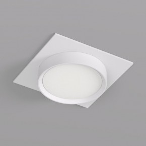 DK2091-WH Встраиваемый светильник FLAT, IP 20, до 15 Вт, GX53, LED, белый, алюминий в Белоярском (ХМАО) - beloiarskii.ok-mebel.com | фото 2