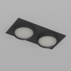 DK2092-BK Встраиваемый светильник FLAT, IP 20, до 15 Вт, GX53, LED, черный, алюминий в Белоярском (ХМАО) - beloiarskii.ok-mebel.com | фото 5