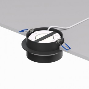 DK2100-BK Встраиваемый светильник NIKO, IP 20, до 15 Вт, GX53, LED, черный, акрил, алюминий в Белоярском (ХМАО) - beloiarskii.ok-mebel.com | фото 4
