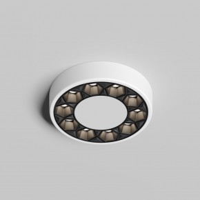DK2440-WB Встраиваемый светильник DUAL 5+5 Вт, LED 4000K, IP 20, d90mm, белый/черный, алюминий/акрил в Белоярском (ХМАО) - beloiarskii.ok-mebel.com | фото 3