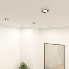 DK2441-WB Встраиваемый светильник DUAL 9+9 Вт, LED 4000K, IP 20, d120mm, белый/черный, алюминий/акрил в Белоярском (ХМАО) - beloiarskii.ok-mebel.com | фото 6