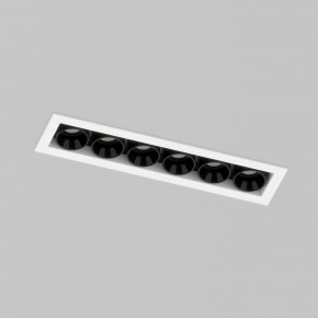 DK2514-WB Встраиваемый светильник SPACE со светодиодом L126mm 220V 10W 38° 4000К IP20 белый/черный алюминий в Белоярском (ХМАО) - beloiarskii.ok-mebel.com | фото 2