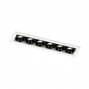 DK2514-WB Встраиваемый светильник SPACE со светодиодом L126mm 220V 10W 38° 4000К IP20 белый/черный алюминий в Белоярском (ХМАО) - beloiarskii.ok-mebel.com | фото 5