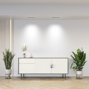 DK2515-WB Встраиваемый светильник SPACE со светодиодом L240mm 220V 20W 38° 4000К IP20 белый/черный алюминий в Белоярском (ХМАО) - beloiarskii.ok-mebel.com | фото 7