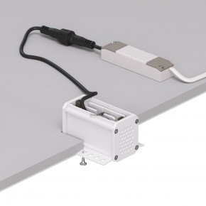 DK2530-WB Встраиваемый светильник SPACE со светодиодом под шпатлевку L69mm 220V 6W 38° 4000К IP20 белый/черный алюминий в Белоярском (ХМАО) - beloiarskii.ok-mebel.com | фото 5