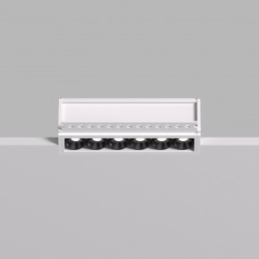 DK2531-WB Встраиваемый светильник SPACE со светодиодом под шпатлевку L126mm 220V 10W 38° 4000К IP20 белый/черный алюминий в Белоярском (ХМАО) - beloiarskii.ok-mebel.com | фото 3
