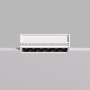 DK2531-WB Встраиваемый светильник SPACE со светодиодом под шпатлевку L126mm 220V 10W 38° 4000К IP20 белый/черный алюминий в Белоярском (ХМАО) - beloiarskii.ok-mebel.com | фото 4