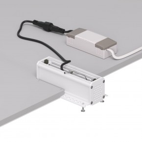 DK2531-WB Встраиваемый светильник SPACE со светодиодом под шпатлевку L126mm 220V 10W 38° 4000К IP20 белый/черный алюминий в Белоярском (ХМАО) - beloiarskii.ok-mebel.com | фото 5