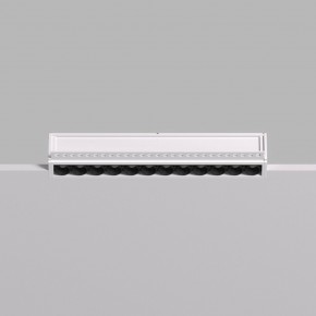 DK2532-WB Встраиваемый светильник SPACE со светодиодом под шпатлевку L240mm 220V 20W 38° 4000К IP20 белый/черный алюминий в Белоярском (ХМАО) - beloiarskii.ok-mebel.com | фото 4