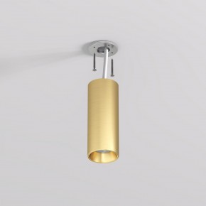 DK2615-SB Накладной светильник SHINE TUBE со светодиодом, D45*H115, IP20, 3000К, 7W, RA?90, сатинированная латунь, алюминий в Белоярском (ХМАО) - beloiarskii.ok-mebel.com | фото 3