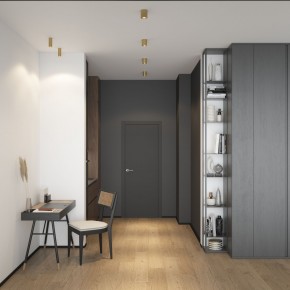 DK2615-SB Накладной светильник SHINE TUBE со светодиодом, D45*H115, IP20, 3000К, 7W, RA?90, сатинированная латунь, алюминий в Белоярском (ХМАО) - beloiarskii.ok-mebel.com | фото 4