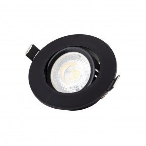 DK3020-BK Встраиваемый светильник, IP 20, 10 Вт, GU5.3, LED, черный, пластик в Белоярском (ХМАО) - beloiarskii.ok-mebel.com | фото 2