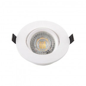 DK3020-WH Встраиваемый светильник, IP 20, 10 Вт, GU5.3, LED, белый, пластик в Белоярском (ХМАО) - beloiarskii.ok-mebel.com | фото 2