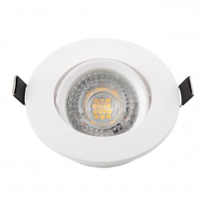 DK3020-WH Встраиваемый светильник, IP 20, 10 Вт, GU5.3, LED, белый, пластик в Белоярском (ХМАО) - beloiarskii.ok-mebel.com | фото 4