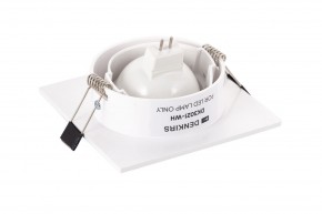 DK3021-WH Встраиваемый светильник, IP 20, 10 Вт, GU5.3, LED, белый, пластик в Белоярском (ХМАО) - beloiarskii.ok-mebel.com | фото 4