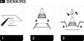 DK3021-WH Встраиваемый светильник, IP 20, 10 Вт, GU5.3, LED, белый, пластик в Белоярском (ХМАО) - beloiarskii.ok-mebel.com | фото 5
