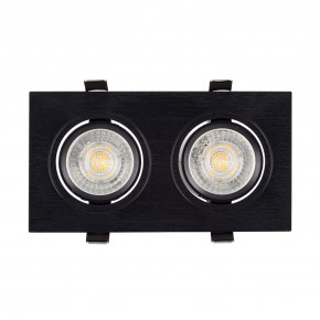 DK3022-BK Встраиваемый светильник, IP 20, 10 Вт, GU5.3, LED, черный, пластик в Белоярском (ХМАО) - beloiarskii.ok-mebel.com | фото 2