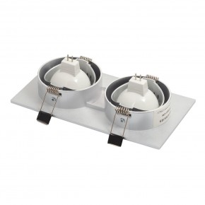 DK3022-CM Встраиваемый светильник, IP 20, 10 Вт, GU5.3, LED, серый, пластик в Белоярском (ХМАО) - beloiarskii.ok-mebel.com | фото 4