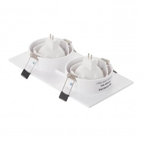 DK3022-WH Встраиваемый светильник, IP 20, 10 Вт, GU5.3, LED, белый, пластик в Белоярском (ХМАО) - beloiarskii.ok-mebel.com | фото 3