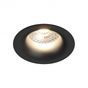 DK3024-BK Встраиваемый светильник, IP 20, 10 Вт, GU5.3, LED, черный, пластик в Белоярском (ХМАО) - beloiarskii.ok-mebel.com | фото