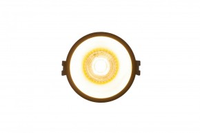 DK3026-BG Встраиваемый светильник, IP 20, 10 Вт, GU5.3, LED, черный/золотой, пластик в Белоярском (ХМАО) - beloiarskii.ok-mebel.com | фото 2