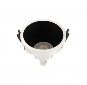 DK3026-WB Встраиваемый светильник, IP 20, 10 Вт, GU5.3, LED, белый/черный, пластик в Белоярском (ХМАО) - beloiarskii.ok-mebel.com | фото 2