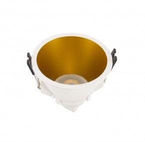 DK3026-WG Встраиваемый светильник, IP 20, 10 Вт, GU5.3, LED, белый/золотой, пластик в Белоярском (ХМАО) - beloiarskii.ok-mebel.com | фото 2