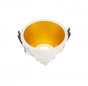 DK3026-WG Встраиваемый светильник, IP 20, 10 Вт, GU5.3, LED, белый/золотой, пластик в Белоярском (ХМАО) - beloiarskii.ok-mebel.com | фото 4