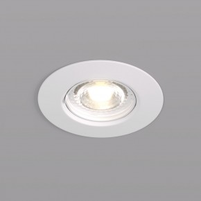 DK3028-WH Встраиваемый светильник, IP 20, 10 Вт, GU5.3, LED, белый, пластик в Белоярском (ХМАО) - beloiarskii.ok-mebel.com | фото