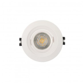 DK3029-WH Встраиваемый светильник, IP 20, 10 Вт, GU5.3, LED, белый, пластик в Белоярском (ХМАО) - beloiarskii.ok-mebel.com | фото