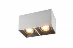 DK3035-WB Светильник накладной IP 20, 10 Вт, GU5.3, LED, белый/черный, пластик в Белоярском (ХМАО) - beloiarskii.ok-mebel.com | фото