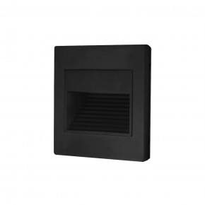 DK3050-BK Светильник встраиваемый в стену, IP 20, LED 3000, 1 Вт, черный пластик в Белоярском (ХМАО) - beloiarskii.ok-mebel.com | фото